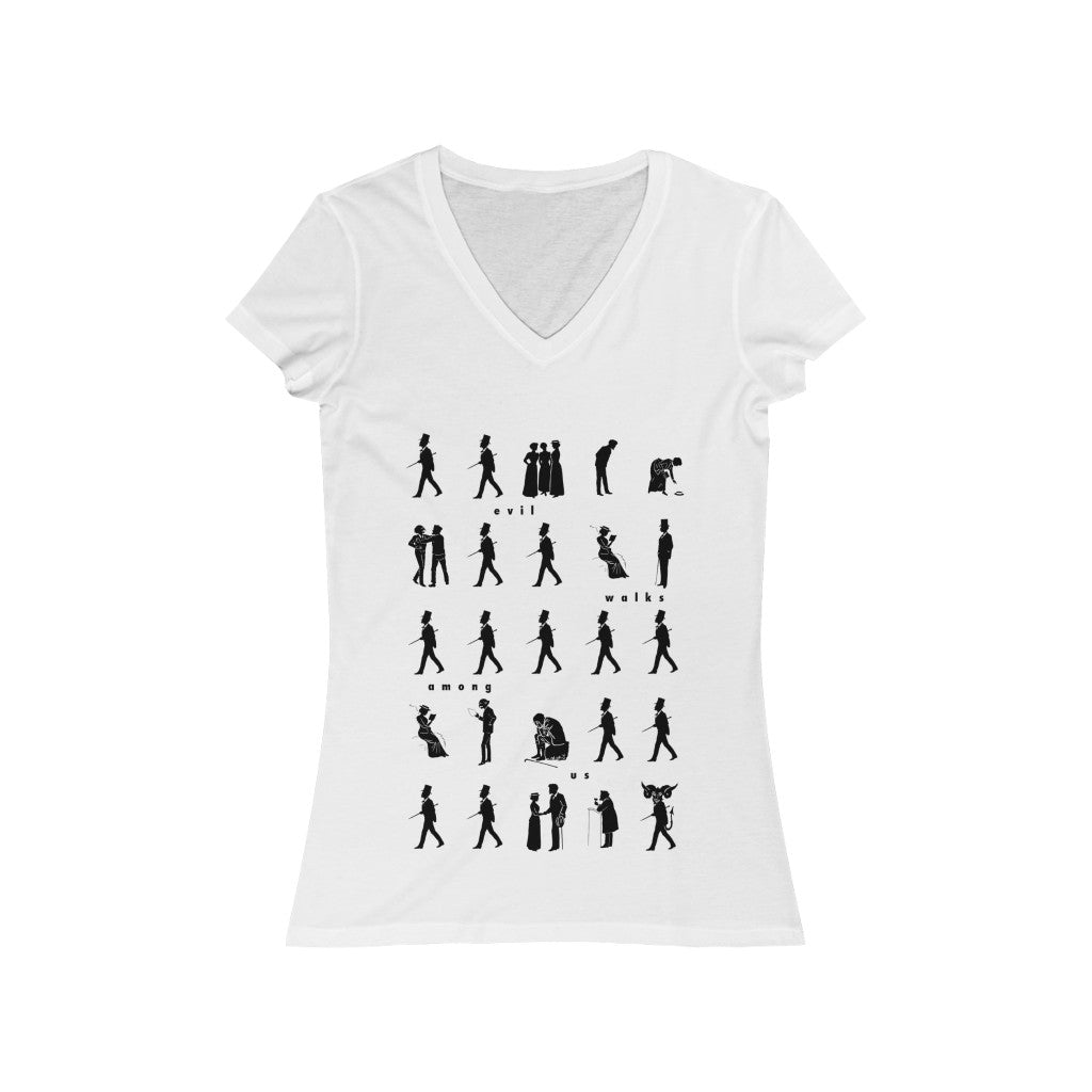 EVIL WALKS AMONG US Women's Tee